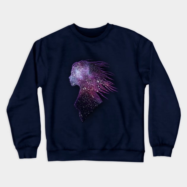 Girl Crewneck Sweatshirt by Ballow70